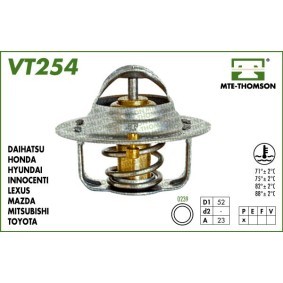 MTE-THOMSON VT254.88 Termostat MAZDA FAMILIA 5 (BA) 1.3 73 hk Bensinmotor