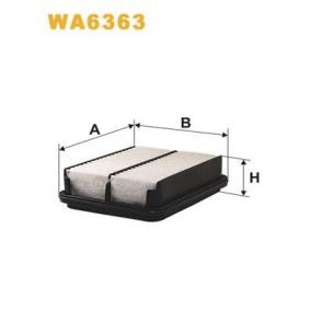 WIX FILTERS WA6363 Filtro de aire SUZUKI BALENO Fastback (EG) 1.8 121 cv Motor otto