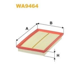 WIX FILTERS WA9464 Filtro de ar NISSAN ALMERA 1 Hatchback (N15) 2.0 143 cv Otto