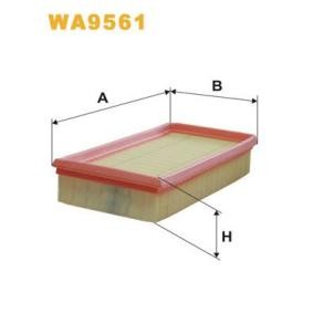 WIX FILTERS WA9561 Filtro de aire SUZUKI SWIFT 3 (MZ, EZ) 1.3 69 cv Gasoleo