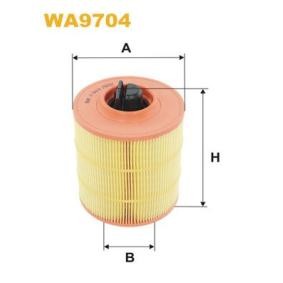 WIX FILTERS WA9704 Filtro aria FORD MONDEO 4 (BA7) 2.2 175 CV Diesel