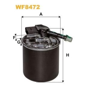 WIX FILTERS WF8472 Filtro carburante MERCEDES-BENZ Classe C Sedan (W205) 2.2 231 CV Full hybrid