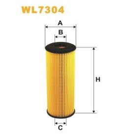WIX FILTERS WL7304 Filtro olio SSANGYONG ACTYON 1 2.0 136 CV Diesel