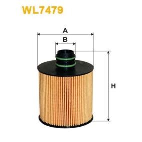 WIX FILTERS WL7479 Filtro olio JEEP Renegade SUV (BU, B1) 1.6 95 CV Diesel