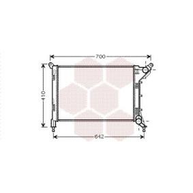 VAN WEZEL 06002310 Radiador MINI Hatchback (R50, R53) 1.4 75 cv Otto