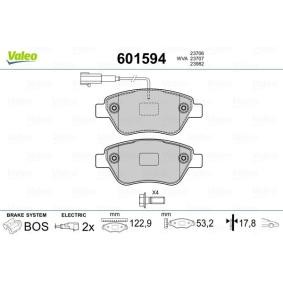 Bremsbeläge von VALEO 601594