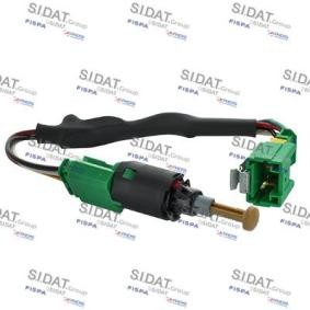 SIDAT 5.140163 Bromsljuskontakt CITROËN C4 I (LC_) 1.6 109 hk Bensinmotor