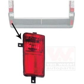 VAN WEZEL 1651929 Luz antiniebla trasera CITROËN JUMPER