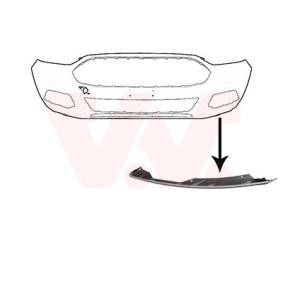 VAN WEZEL 1883501 Front spoiler FORD MONDEO