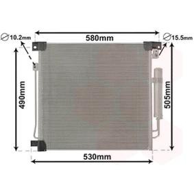 VAN WEZEL 32015700 Radiatore aria condizionata FIAT FULLBACK