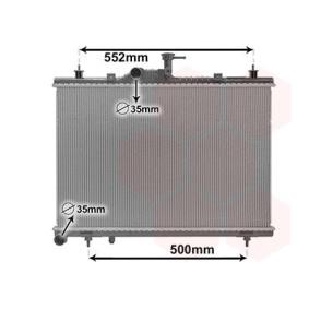 VAN WEZEL 43012705 Kühler RENAULT KOLEOS (HY_)