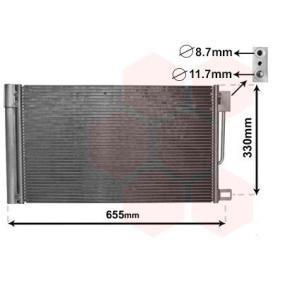 VAN WEZEL 17005314 Radiatore aria condizionata ALFA ROMEO