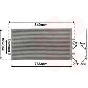 VAN WEZEL 18005407 Radiatore aria condizionata FORD TRANSIT TOURNEO