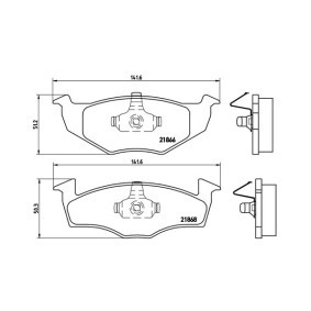 Compre Pastilhas de travão da MAGNETI MARELLI 363700485031 a um preço baixo por 39,89&nbsp;&euro;