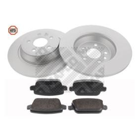 MAPCO 47662HPS Kit dischi e pastiglie FORD MONDEO 4 (BA7) 2.2 175 CV Diesel