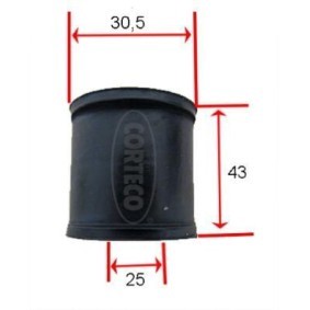 Comprar Silentblock de barra estabilizadora de CORTECO 49405655 a bajo precio de 2,69&nbsp;&euro;