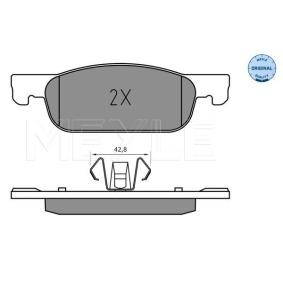 Köp Bromsbelägg av MEYLE 025 225 2517 till det låga priset 330,60&nbsp;kr