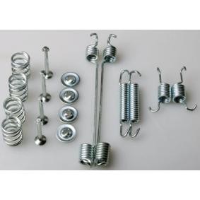 DENCKERMANN B160075 Monteringssats för bromsbackar PEUGEOT 206 Sedan