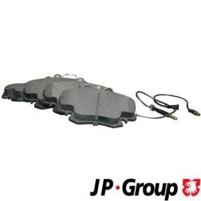 JP GROUP 4163603110 Bromsbelägg DACIA SANDERO 1.5 65 hk Diesel