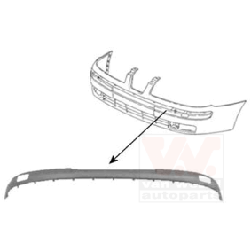 VAN WEZEL 4914480 Embellecedor de parachoques SEAT