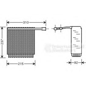 Acquista Evaporatore climatizzatore da VAN WEZEL 5900V125 a buon mercato per soli 190,10&nbsp;&euro;