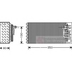 VAN WEZEL 7400V041 Klimaverdampfer PORSCHE