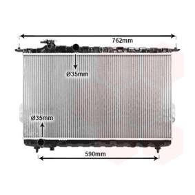 VAN WEZEL 82002106 Radiateur HYUNDAI SONATA 4 (EF) 2.5 160 CV Essence