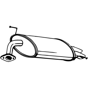 BOSAL 185-139 Vorschalldämpfer OPEL CALIBRA A