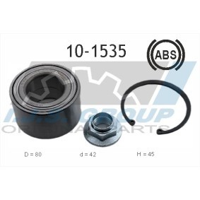 IJS GROUP 10-1535 Roulement de roue MAZDA 5 (CR19) 1.8 116 CV Essence