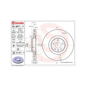 Bremsscheibe 360406127401 für AUDI