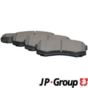 JP GROUP 4863701710 Plaquette de frein TOYOTA LAND CRUISER Hardtop (_J7_)
