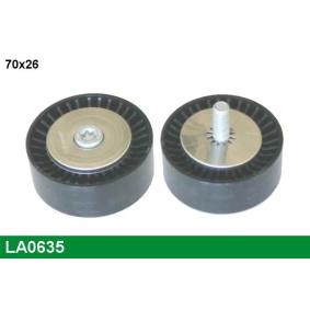 LUCAS LA0635 Umlenk- / Führungsrolle, Keilrippenriemen ALFA ROMEO 159 Sportwagon (939) 2.4 200 PS Diesel