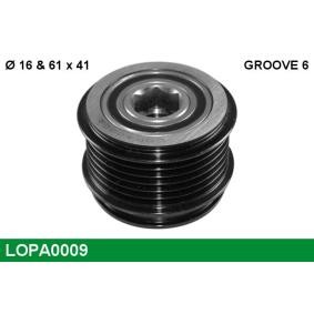 LUCAS LOPA0009 Freilauf Lichtmaschine SEAT Ibiza 4 Sportcoupe (6J1, 6P5) 1.4 75 PS Diesel