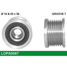 LUCAS LOPA0067 Freilauf Lichtmaschine RENAULT MEGANE 3 Grandtour (KZ0/1) 1.9 131 PS Diesel