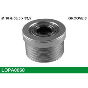 LUCAS LOPA0068 Frihjulskoppling BMW 5 Sedan (E60) 2.5 177 hk Bensinmotor