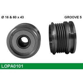 LUCAS LOPA0101 Poulie d'alternateur SAAB 9-3 Break (YS3F) 2.0 150 CV Essence