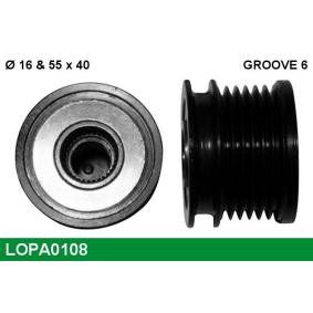 LUCAS LOPA0108 Freilauf Lichtmaschine SEAT Ibiza 4 Sportcoupe (6J1, 6P5) 1.4 75 PS Diesel