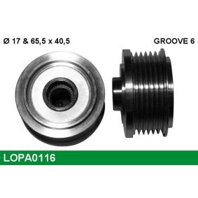 LUCAS LOPA0116 Poulie d'alternateur SAAB 9-3 Break (YS3F) 1.9 120 CV Diesel
