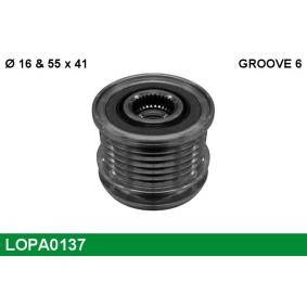 LUCAS LOPA0137 Frihjulskoppling PEUGEOT 207 SW (WK_) 1.6 120 hk Bensinmotor