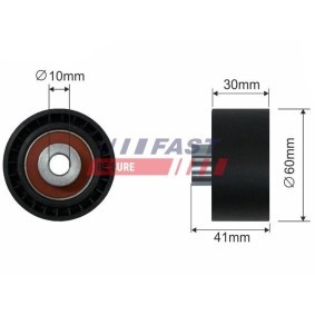 FAST FT44087 Polia de desvio / de guia, correia dentada LAND ROVER Range Rover Evoque (L538)