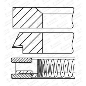 GOETZE ENGINE 08-424500-00 Stempelringer MAZDA 5 (CW)