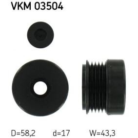 SKF VKM 03504 Poulie d'alternateur SAAB 9-3 Break (YS3F) 1.8 122 CV Essence
