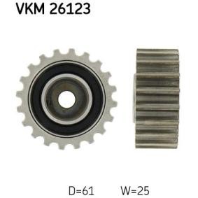 SKF VKM 26123 Umlenk- / Führungsrolle, Keilrippenriemen RENAULT LAGUNA 1 (B56, 556) 2.0 109 PS Otto