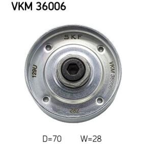 SKF VKM 36006 Umlenk- / Führungsrolle, Keilrippenriemen RENAULT LAGUNA 1 (B56, 556) 2.0 109 PS Otto