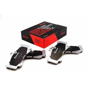 BREMBO 07.B314.17 Høyytelse bremsebelegg PORSCHE