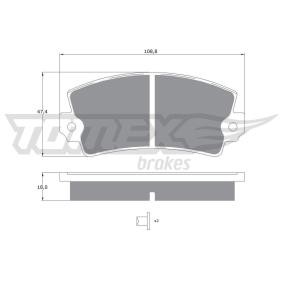 TOMEX brakes TX 10-434 Pastillas de freno SEAT MARBELLA