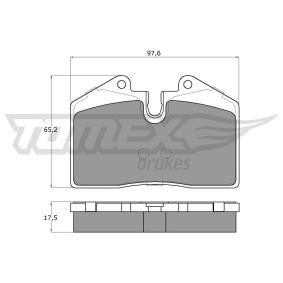 TOMEX brakes TX 18-02 Bremsbeläge PORSCHE 968 Cabriolet