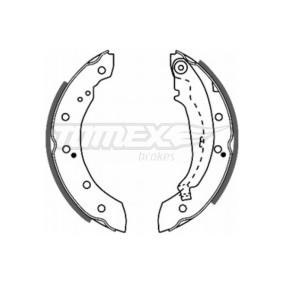 TOMEX brakes TX 20-72 Bremsbacken RENAULT THALIA 2 (LU1/2) 1.5 64 PS Diesel