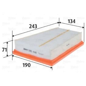 Luftfilter 585448 von VALEO günstig für 13,33&nbsp;&euro; online kaufen