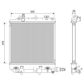 Osta Jäähdytin, moottorin jäähdytys VALEO:llä 701218 edullisesti hintaan 107,81&nbsp;&euro;